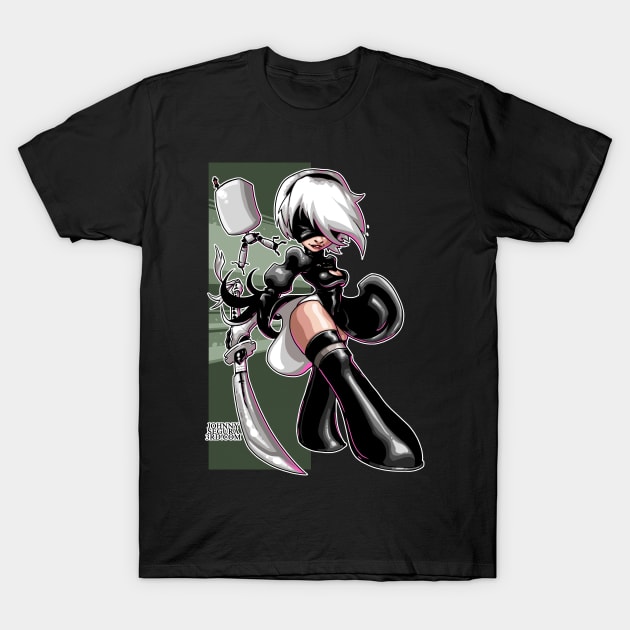 Chibi 2-b T-Shirt by JohnnySegura3rd